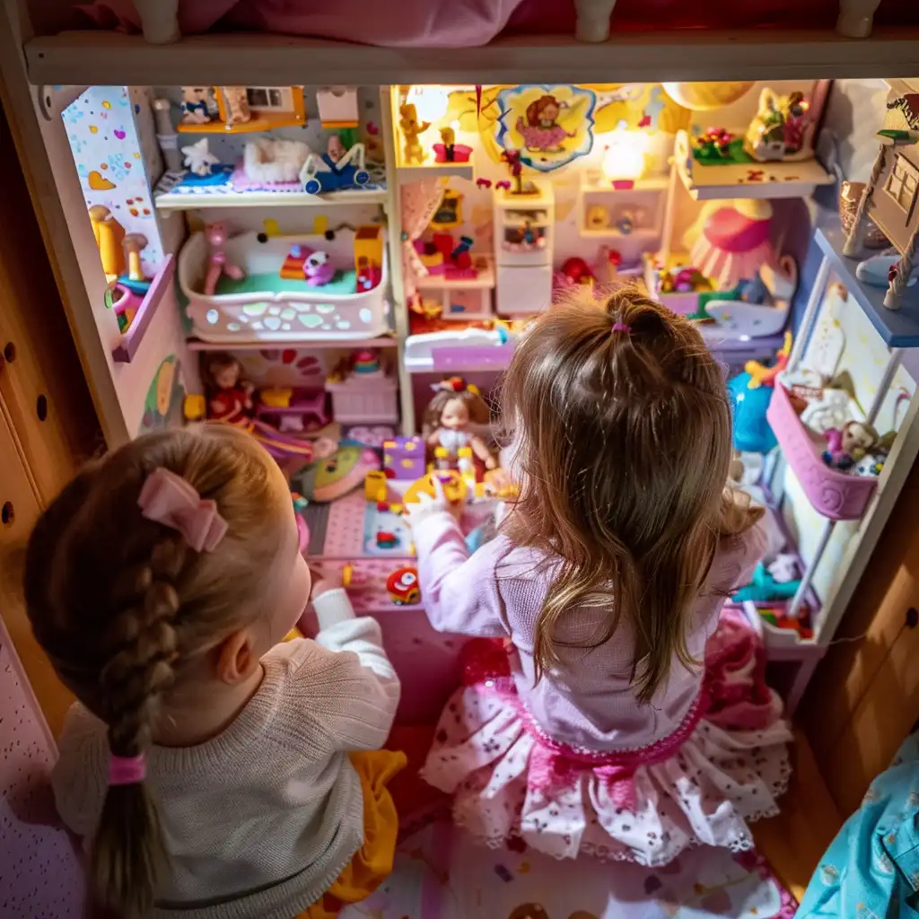 Hoe poppenhuispoppen de fantasie stimuleren